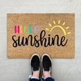 thumbnail image 6 of Welcome Mat Funny Summer Theme Doormat Hello Sunshine Rug for Entryway Indoor 16x24IN Summer Door Mats Coir Door Mat Spring Summer Decor Home Gifts for Housewarming for Home Entrance Decoration, 6 of 7