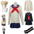 thumbnail image 2 of Disfraz de Anime My Hero Academia Boku No Hero Academia, uniforme Himiko Toga JK, suéter, abrigo, ropa de Halloween, 2 of 3