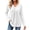 White, variant on Hurxie Sweaters for Women Long Sleeve Shirts V Neck Tops with Buttons Fall Fashion Outfits Winter Clothing White,XL