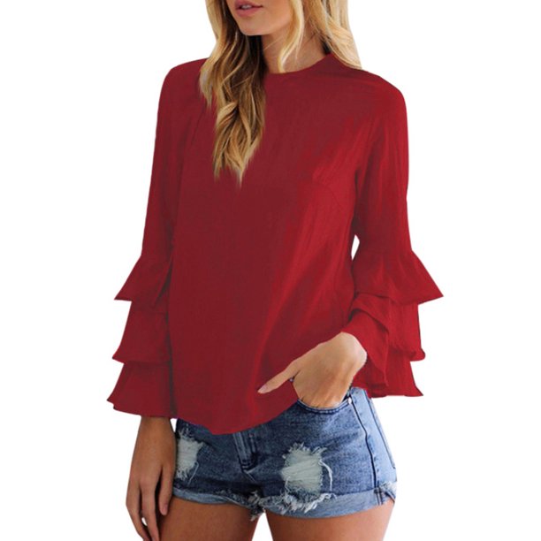 walmart women's tops and blouses