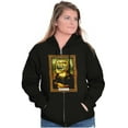 thumbnail image 3 of Troll Face Smiley Meme Laugh Problem Zip Up Hoodie Men's Women's Brisco Brands S, 3 of 6