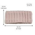 thumbnail image 4 of MODANU 2Pcs Winter Headbands for Women Warm Thick Knit Headband Girls Cold Whether Ear Warmers Headband, Black & White, 4 of 6