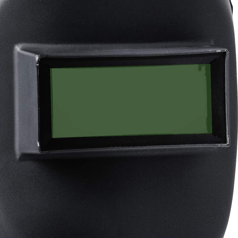 Sellstrom Welding Helmet - Passive - Nylon - Lift Front  - 2" x 4.25" Viewing Area - Shade 10 - Ratcheting Headgear - Black - 290 Series