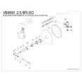 thumbnail image 3 of Kingston Brass VB8698PLSO Single-Handle Pressure Balanced Shower Faucet, Brushed Nickel, 3 of 4