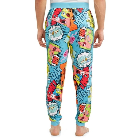 Nickelodeon - Nickelodeon Men's Spongebob Comic Pop Pajama Sleep Pant ...