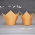 thumbnail image 3 of Taza para hornear QLSmyPkg, papel extragrande, con forma de tulipán gigante, resistente a la grasa, 3 of 8