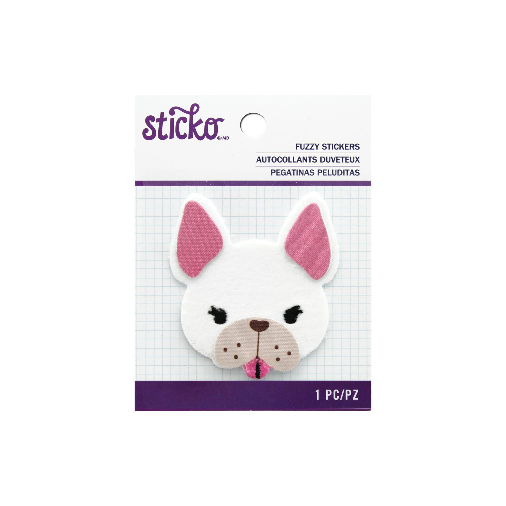 EK Sticko Sticker Fuzzy Frenchie