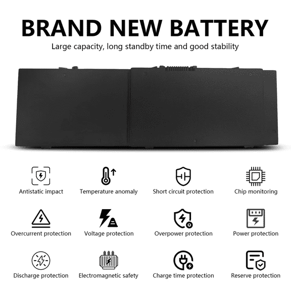91Wh MFKVP Laptop Battery for Dell Precision 15 7510 7520 M7510 17 7710 7720