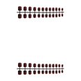 thumbnail image 1 of Justharion Square Nail Set Classic Scratch Resistant Artificial Press-on Fingernails Full Cover Strong Viscosity Manicure Stickers Type 1 2Set, 1 of 6