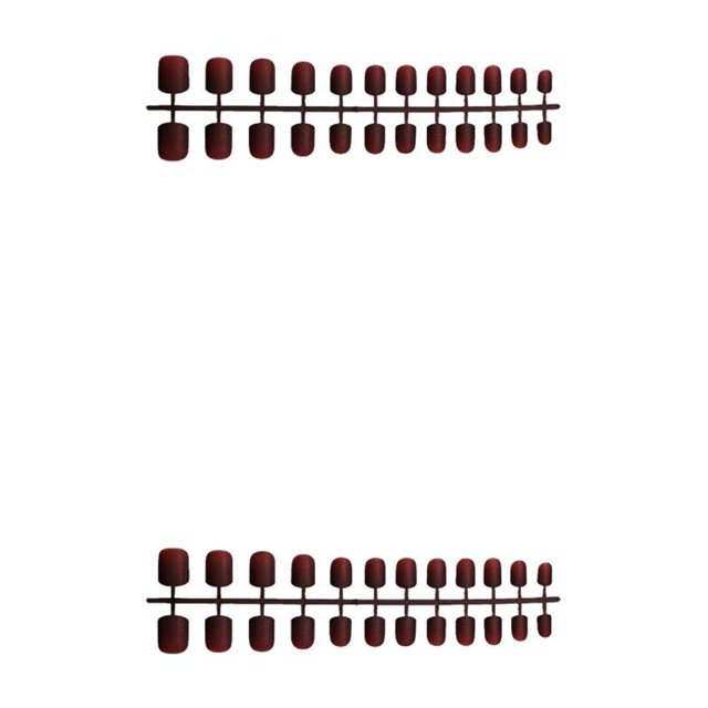 Justharion Square Nail Set Classic Scratch Resistant Artificial Press-on Fingernails Full Cover Strong Viscosity Manicure Stickers Type 1 2Set