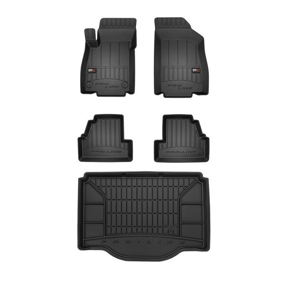 OMAC Premium Floor Mats & Cargo Liners for Buick Encore 2013-2022 Black 5 Pcs