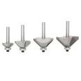thumbnail image 7 of 4Pcs/set 45 Degree Chamfer Routers Bit for Edges Forming Hex Shank Bevel Routers Bit for Decorative Edges Woodworking, 7 of 7