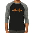 thumbnail image 1 of Men's Raglan Baseball Word Art T-shirt - San Francisco Bridge, 1 of 2