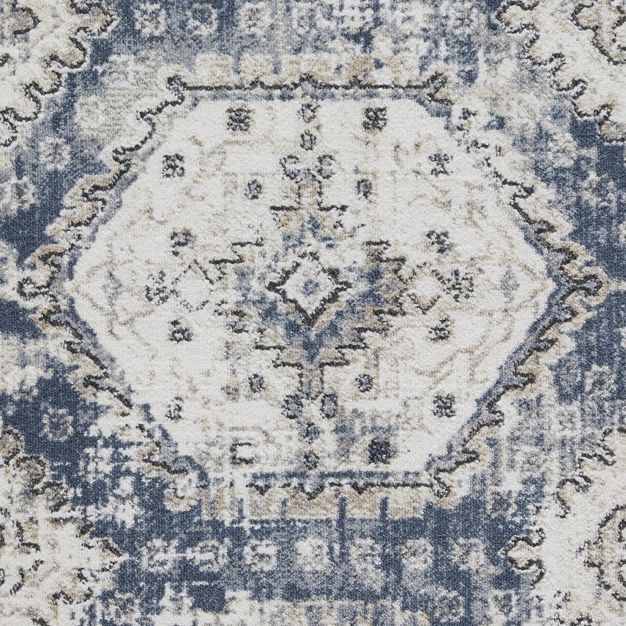 Loomaknoti Kehleigh Auborn 2' x 3' Blue Oriental Indoor Area Rug