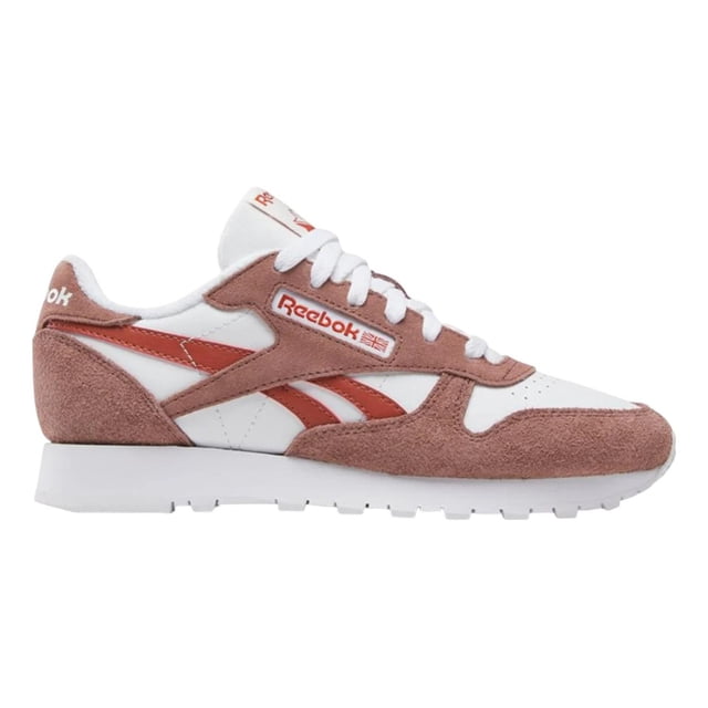 Tenis Reebok Mujer Classic Leather Blanco Marron Casual marron 3 MX