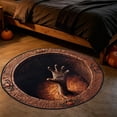 thumbnail image 4 of Fmbmuo 3D Rugs Optical Illusion Durable Fabric 3D Halloween Rug Round Halloween Welcome Mat for Outdoor Entryway Porch, 4 of 4