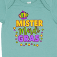 thumbnail image 4 of Inktastic Mister Mardi Gras with Crown and Dots Boys Baby Bodysuit, 4 of 5