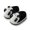 Black, variant on CAIXIA Panda Slippers for Kids Girls Boys Memory Foam Lined Cartoon Cute Animals Non- Sole House Bedroom Slippers Warm Soft Winter Home Indoor Bedroom Slippers Birthday Gifts