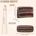 thumbnail image 4 of FORMRS Women Crossbody Purse with Chain Strap Vegan Leather Shoulder Handbag, Tribal Geometric, 4 of 7