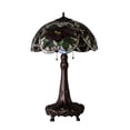 thumbnail image 5 of Meyda Tiffany 230476 Renaissance Rose 3 Light 31" Tall Buffet Table Lamp - MultiColor, 5 of 6