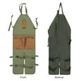 thumbnail image 3 of Garden Farm Apron Oxford Cloth Gardening Aprons with Tools Leg Protection Pockets Adjustable Leg Protection Bib for Farming Trimming Cleaning, 3 of 8