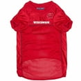 thumbnail image 2 of Pets First Collegiate Wisconsin Badgers Football/Basketball Mesh Jersey for Pet Dog. available in 40+ Teams - Small, 2 of 6