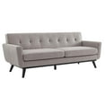 thumbnail image 2 of Modway Engage Herringbone Fabric Sofa in Light Gray, 2 of 8