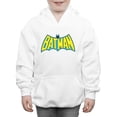 thumbnail image 3 of DC Comics Boys Batman Chandail à Capuchon à Logo Rétro, 3 of 5
