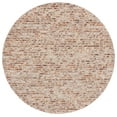 thumbnail image 2 of SAFAVIEH Natura Feride Geometric Area Rug, Dark Brown/Beige, 6' x 6' Round - Scandinavian Design, Dark Brown & Beige, Handmade Wool Blend, Ideal for Living Room, Bedroom, Dining Space, 2 of 10