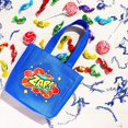 thumbnail image 2 of Sacs de Fête d'Anniversaire Comic Hero, Petits Sacs Bleus (24 Pack), 2 of 5