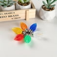 thumbnail image 4 of PEACNNG 25pcs Mini LED Christmas Bulbs - 0.5W E12 C7 Candle-Shaped Colorful Lights for Holiday  Party & Wedding Decorations, 4 of 7