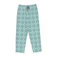 thumbnail image 4 of Xecao Blue Print Women's Straight Lounge Pajama Pants: The Epitome of Relaxed Sleepwear, 4 of 9