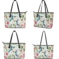 thumbnail image 3 of ZUXONGSY Hummingbird Peony Butterfly Print Purse and Wallet Sets Womens Handbag and Purse Set Lightweight Top Handle Tote Bag for Women Waterproof Shoulder Handbag with Wallet, 3 of 4