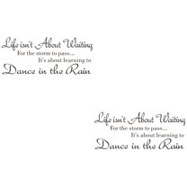 2 Count Wall Stickers Quotes Living Room Bedroom Waterproof