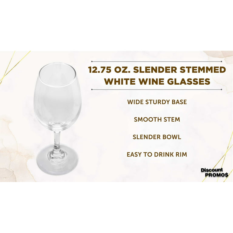Printed 14 oz. Colored Stem Acrylic Wine Glasses