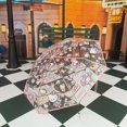 thumbnail image 4 of Transparent Foldableing Fully Automatic Portable Thickeneded Wind-resistant Male and Female Students Small Fresh Kuromi Hello Kitty Umbrella, 4 of 5