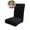 Black, variant on VQPeo Waterproof Outdoor Fabric Sofa Cushion, Non-Slip Artificial Leather Seat Pad with Soft Sponge Filling, for Indoor & Outdoor Use, Easy to Clean