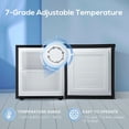 thumbnail image 3 of KNDKO Upright Freezer, 1.2cu.ft Small Freezer with Adjustable Thermostat & Removable Shelves, Stand Up Freezer for Home/Office/Dorm, Red, 3 of 6