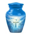 thumbnail image 6 of Jesus Cross Adult Urns for Human Ashes Women, Urn for Ashes Adult Male, Cremation Urns for Human Ashes, Funeral Urn for Ashes(Size - 10inch 1Pcs, 3inch 4Pcs), 6 of 8