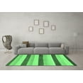 thumbnail image 3 of Ahgly Company Indoor Rectangle Solid Emerald Green Modern Area Rugs, 8' x 10', 3 of 4