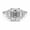 A1: 925 White Gold, variant on AFFY Five Stone Engagement Rings for Women 3.00 Carat (Ctw) Emerald & Baguette Cut Lab Grown Diamond Ring In 14K White Gold Over Sterling Silver Jewelry Size-8.5