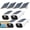 4, variant on 4 count 2.4G/5G WiFi Cameras for with Double Solar Panels, Solar Cameras Outdoor, Color Night Vision , 2-Way Talk, Spotlight, Siren,IP66, Cloud/SD, AI Detection, W/Alexa