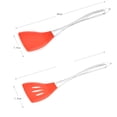 thumbnail image 2 of Juego de utensilios de cocina de acero inoxidable de silicona, utensilio de cocina con cabeza de silicona flexible de 2 piezas, 2 of 5