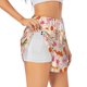 thumbnail image 1 of Balery Cherries And Bows Pantalones cortos deportivos para mujer con forro y dos bolsillos, elásticos, para entrenamiento, gimnasio, yoga-Large, 1 of 7