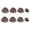 Black, variant on Ear Tips For JBL Tune Flex, 4 Sizes Replacement Silicone Earbud Tips, Eartips Earbuds Ear Buds Gel Wings Skin