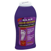 Silka Odor Fighting Foot Powder, 6 oz.