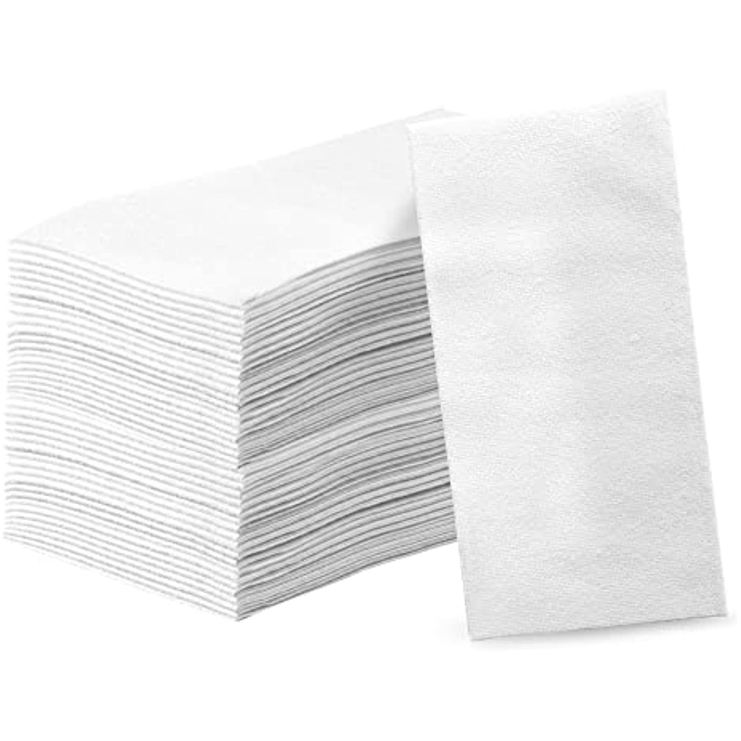 Vplus 300 Pack Guest Towels Disposable Bathroom, Decorative Bathroom Napkins Cloth Feel, Soft, and Absorbent Disposable Paper Hand Towel for Dinners