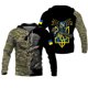 thumbnail image 3 of Sudadera con capucha para hombre con la bandera de Ucrania, estampado de camuflaje del emblema nacional ucraniano, ropa informal para hombre, jersey de gran tamaño, 3 of 5
