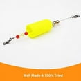 thumbnail image 6 of Popping Corks for Saltwater Freshwater Fishing Popper Floats Redfish Speckled Trout Sheepshead Flounder Yellow, 6 of 6