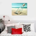 thumbnail image 3 of Chilfamy Canvas Prints Wall Art Picture 20x16in for Living Room Bedroom Beach Bottle 20x16in, 3 of 3